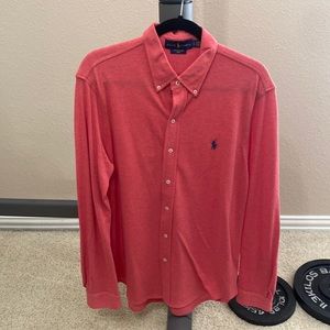 Men’s long sleeve Polo shirt